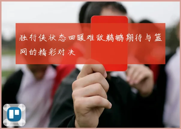 独行侠状态回暖难敌鹈鹕期待与篮网的精彩对决